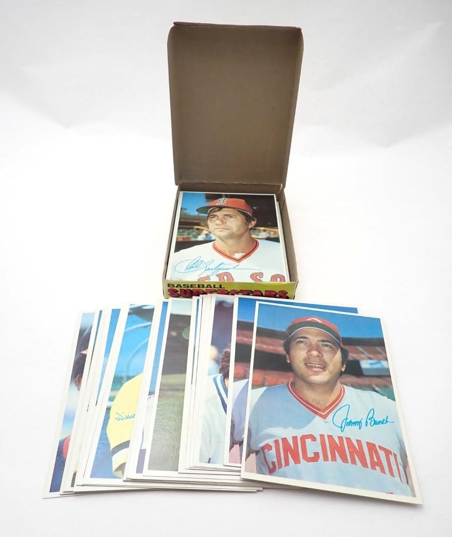 (54) 1980 Topps Baseball Superstars Photo Cards in the box: (54) 1980 Topps Baseball Superstars Photo Cards in the box -