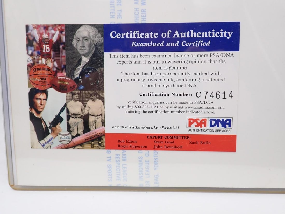 (4) Johnny Bench Autographed Articles - 16