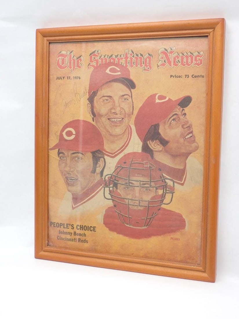 (4) Johnny Bench Autographed Articles - 4