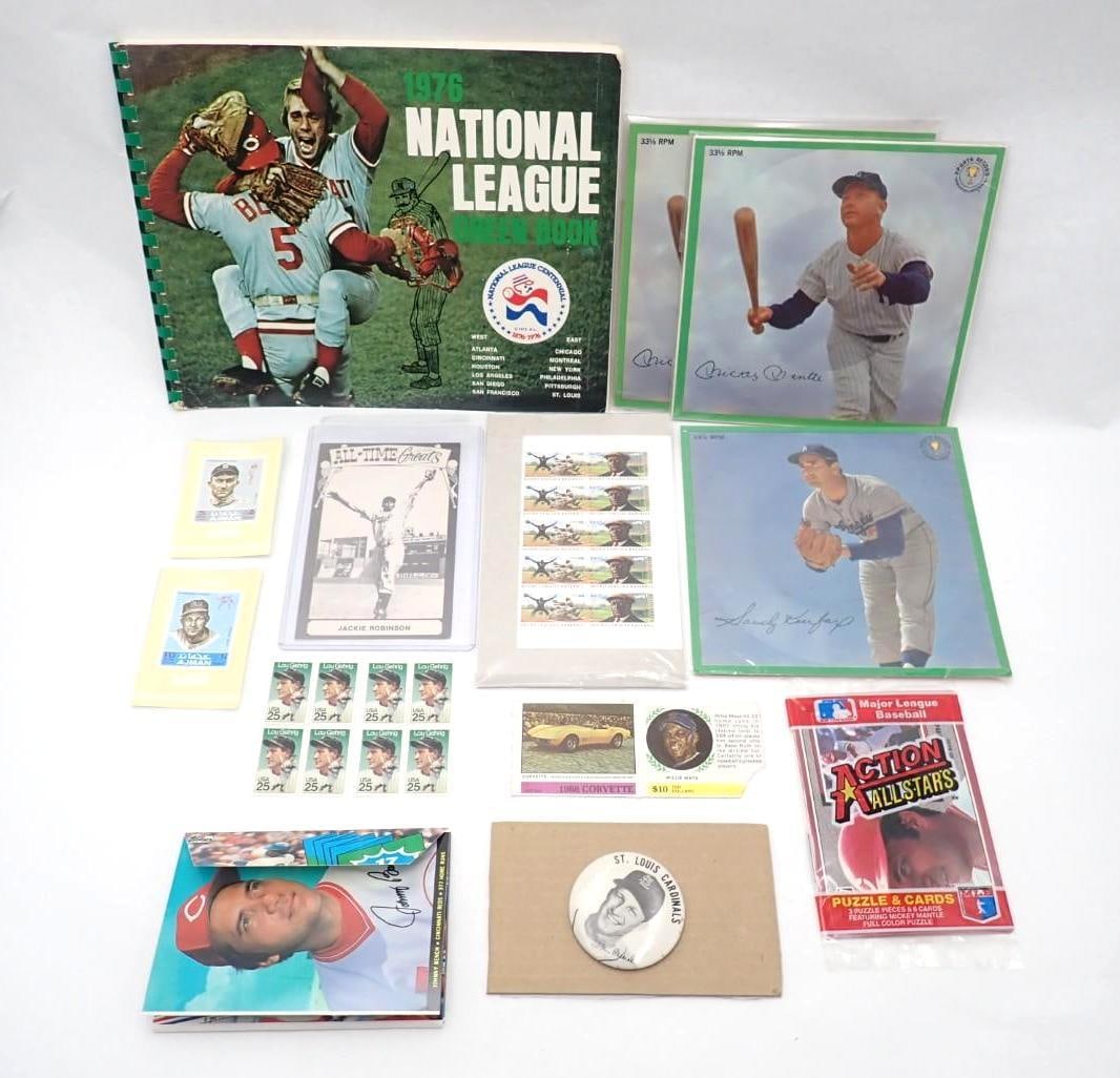 Baseball Collectibles Lot - 2