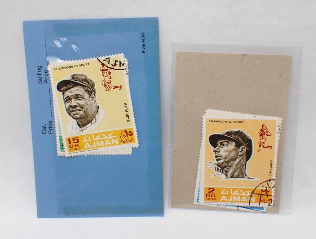 (10) 1969 Ajman Champions of Sports Six Piece Stamp Sets - 5
