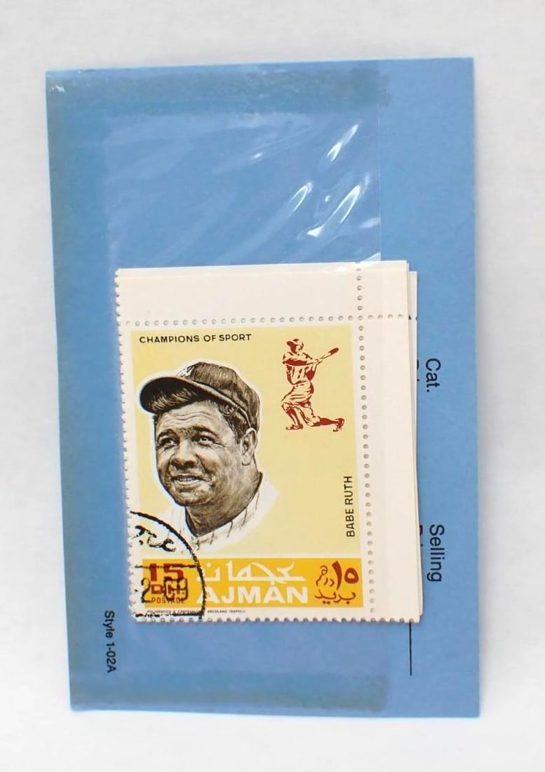 (11) 1969 Ajman Champions of Sports Six Piece Stamp Sets - 7
