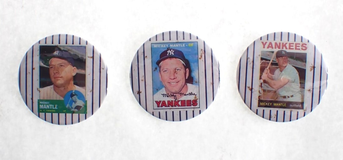 (18) Contemporary Mickey Mantle Pinbacks - 4