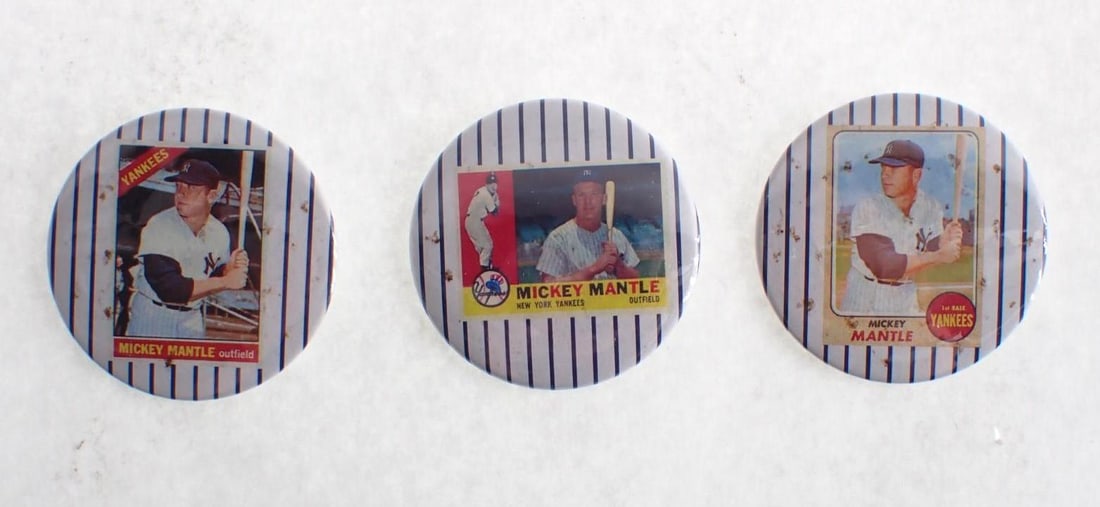 (18) Contemporary Mickey Mantle Pinbacks - 5