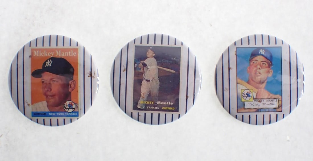 (18) Contemporary Mickey Mantle Pinbacks - 6