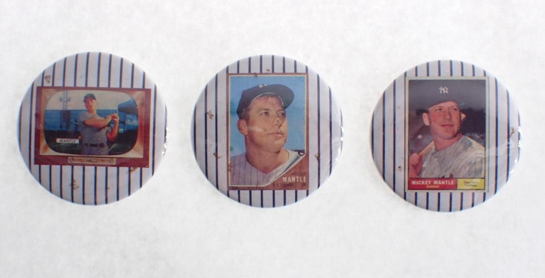 (18) Contemporary Mickey Mantle Pinbacks - 7