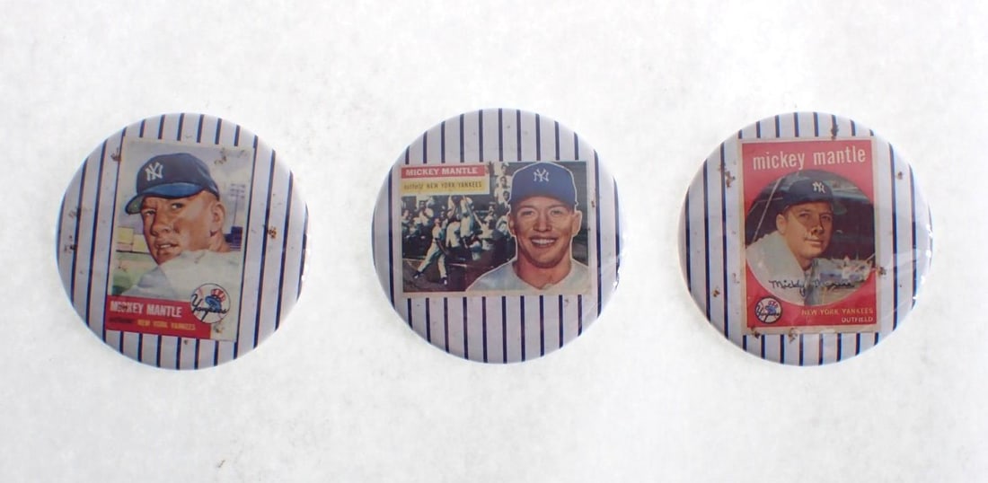 (18) Contemporary Mickey Mantle Pinbacks - 8