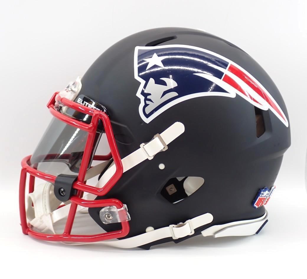 Sony Michel Autographed New England Patriots Helmet - 4