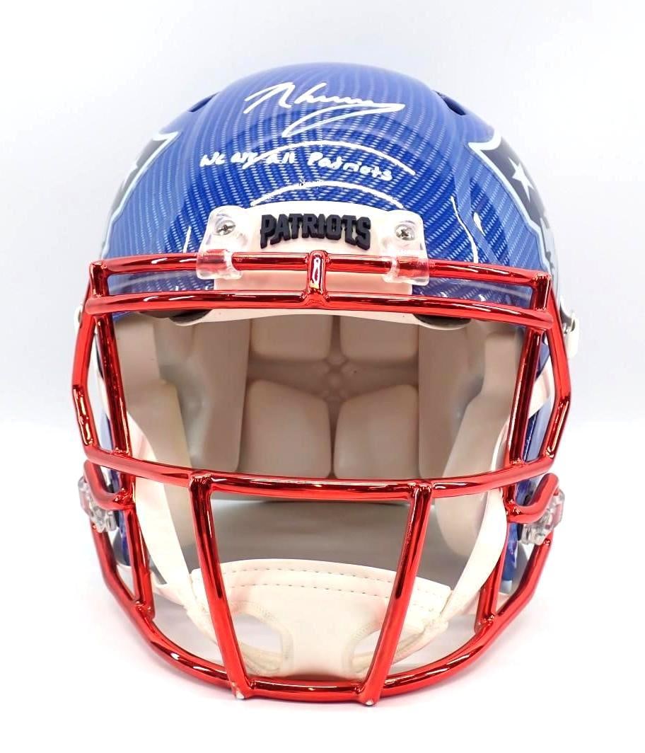 N'keal Harry Autographed New England Patriots Helmet - 2