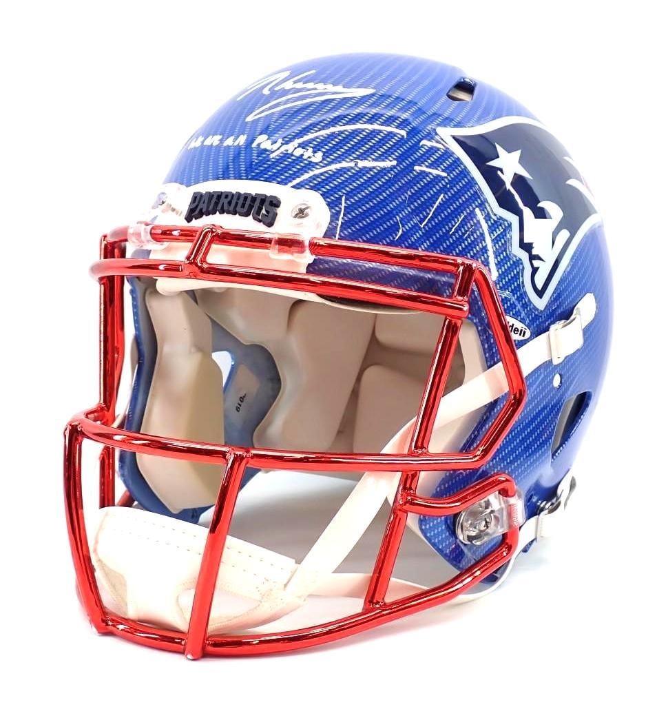 N'keal Harry Autographed New England Patriots Helmet - 3