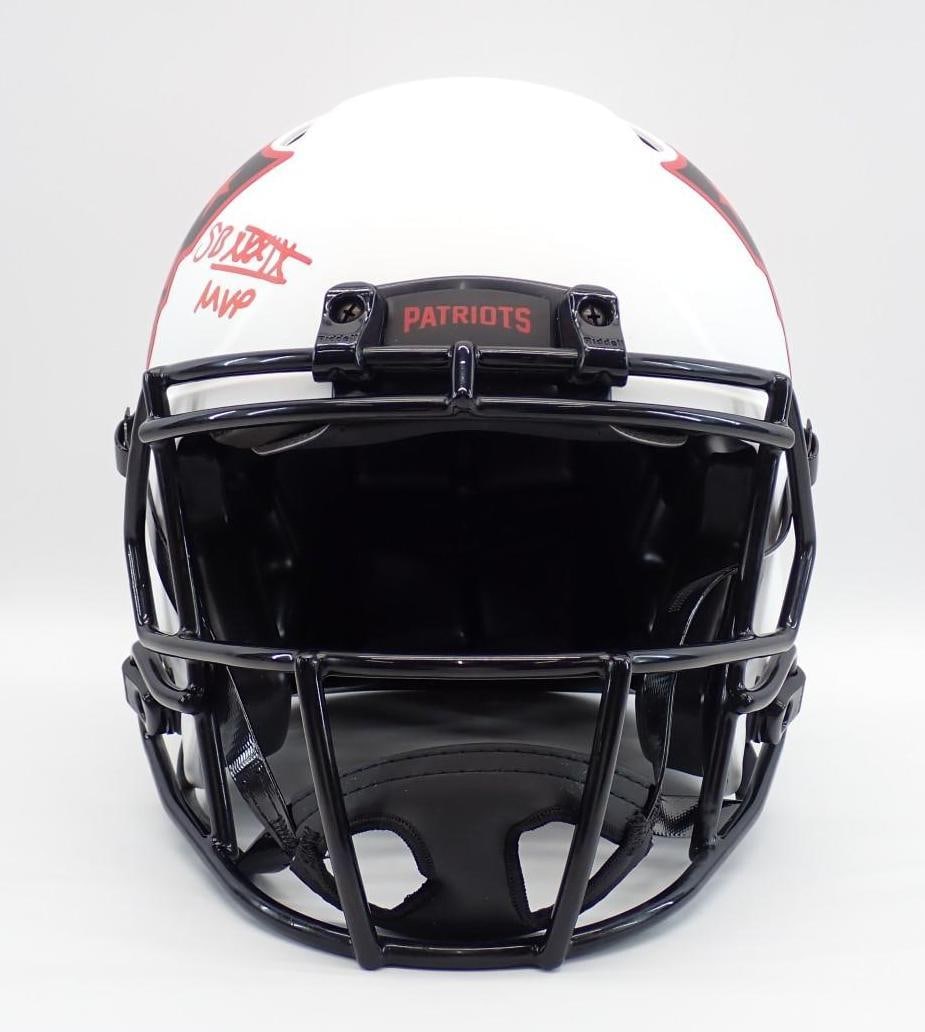 Deion Branch Autographed New England Patriots Helmet - 2
