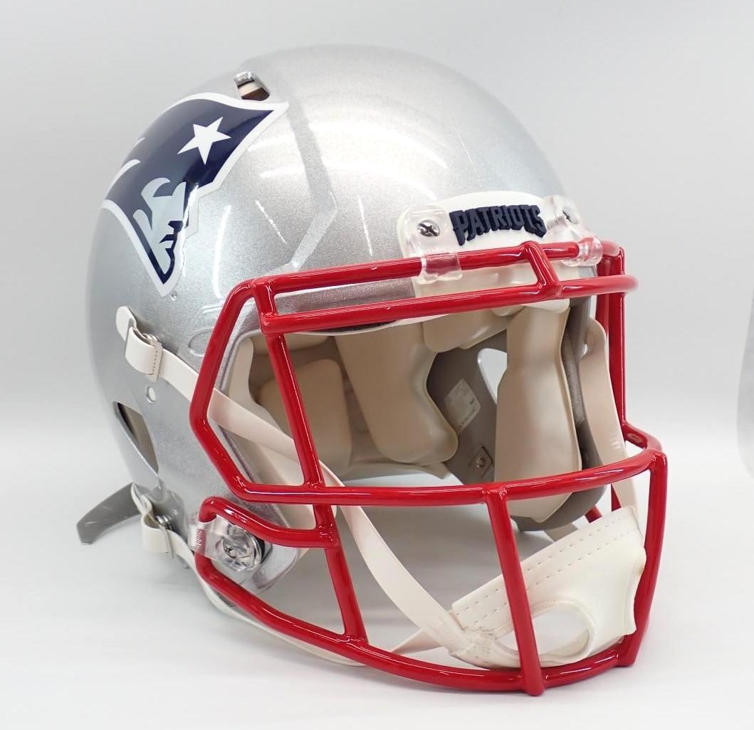 Stephon Gilmore Autographed New England Patriots Helmet: Stephon Gilmore Autographed New England Patriots Helmet -with Super Bowl 53 decal, Radtke Sports certified