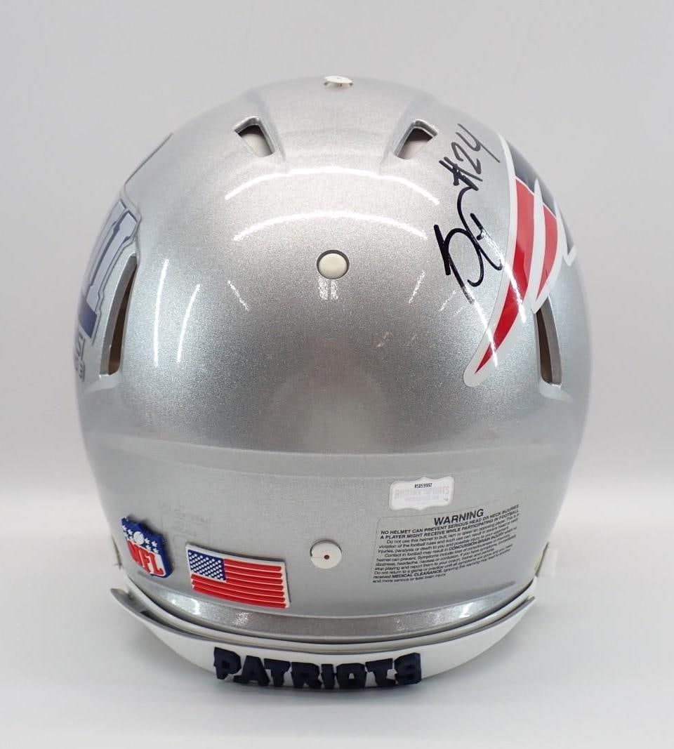 Stephon Gilmore Autographed New England Patriots Helmet - 5