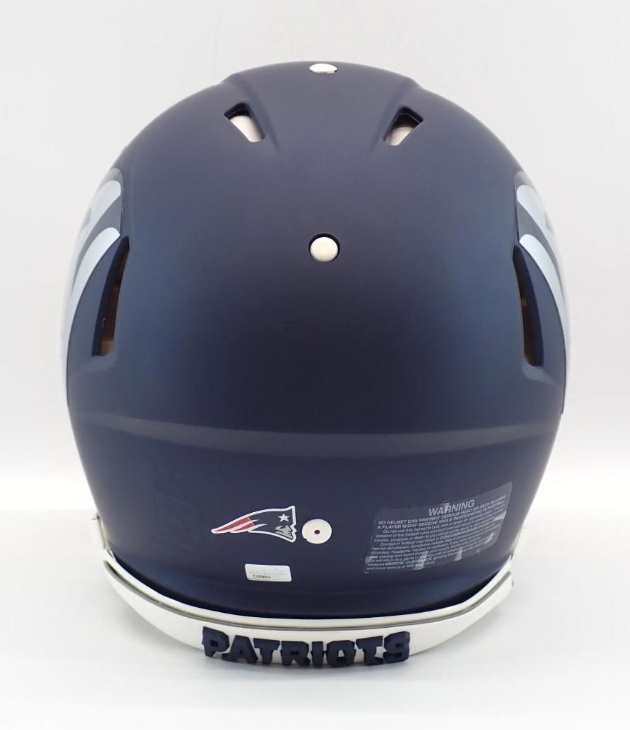 Tedy Bruschi Autographed New England Patriots Helmet - 5
