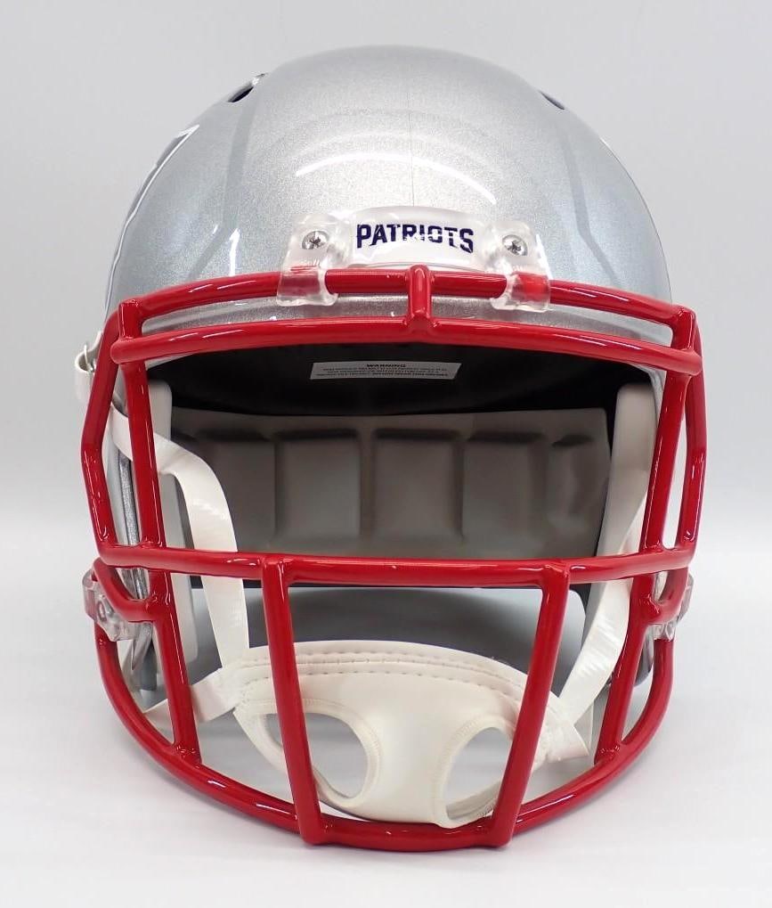 Vince Wilfork Autographed New England Patriots Full Size Replica Helmet - 2