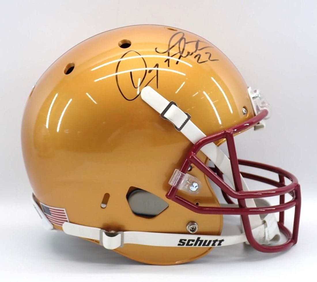 Doug Flutie Autographed Boston College Full Size Replica Helmet - 6