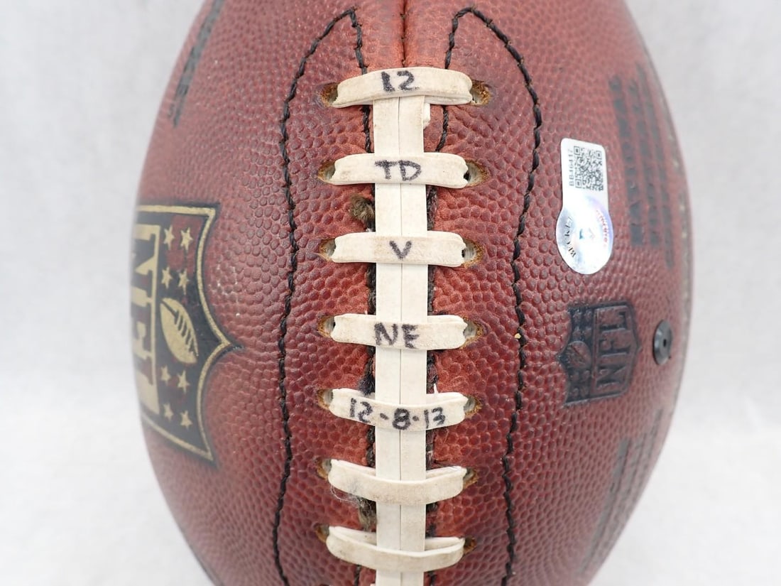 Josh Gordon Cleveland Browns Autographed Game Day Used Football - 2