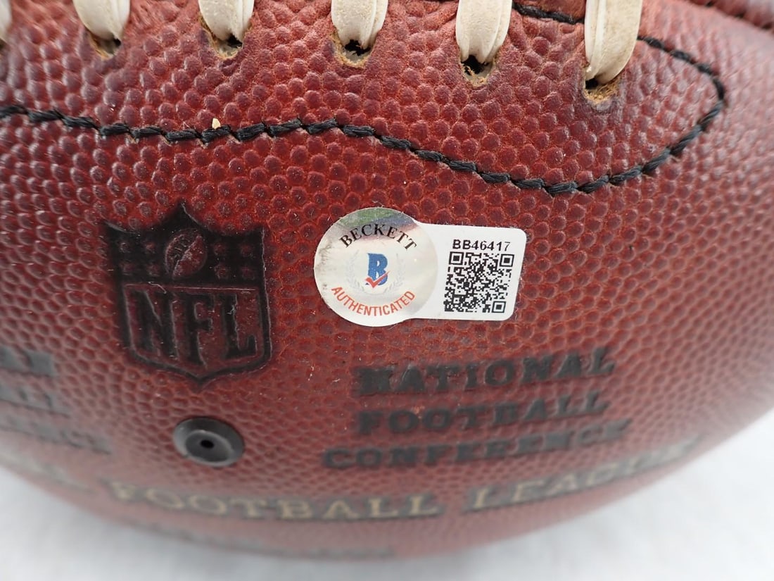 Josh Gordon Cleveland Browns Autographed Game Day Used Football - 4