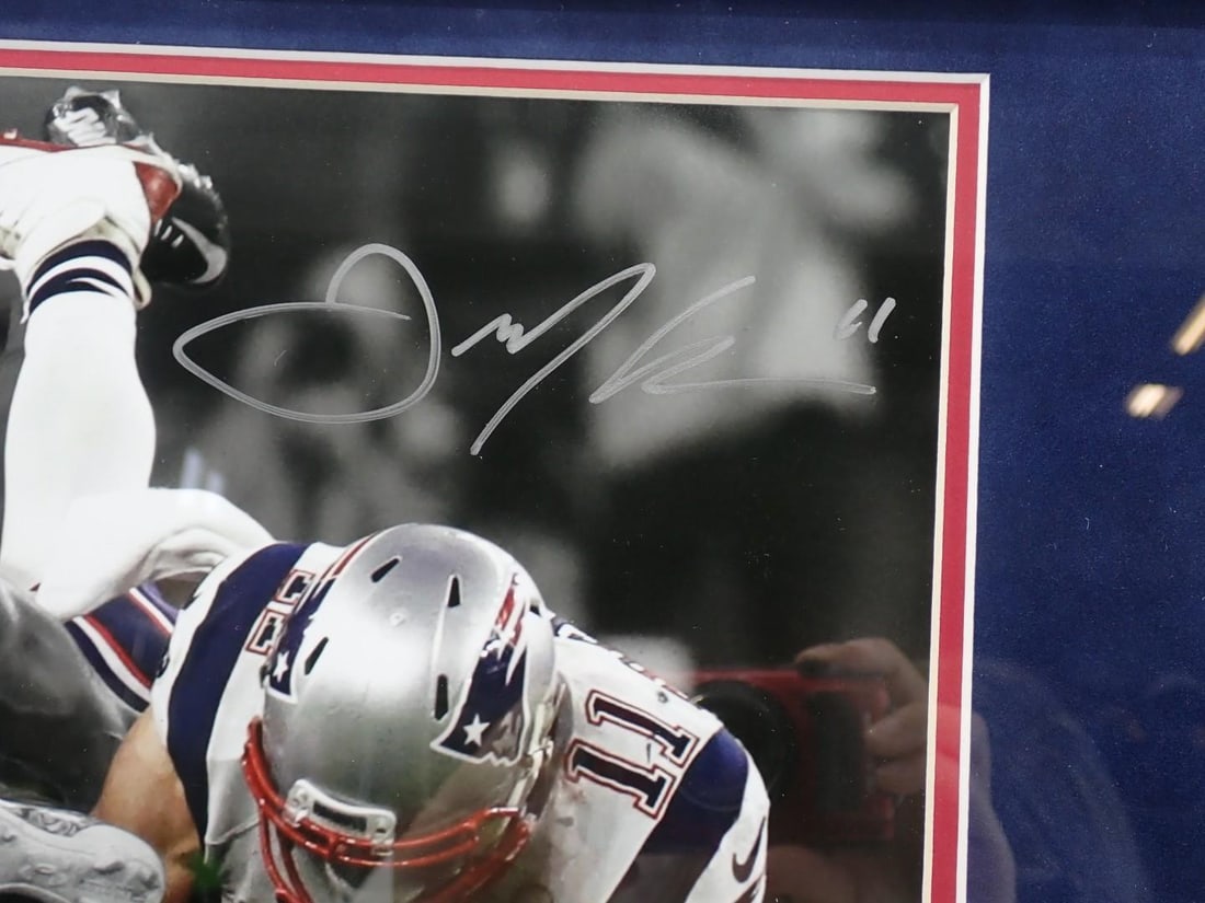Julian Edelman Autographed Photograph "Miraculous Catch" - 2