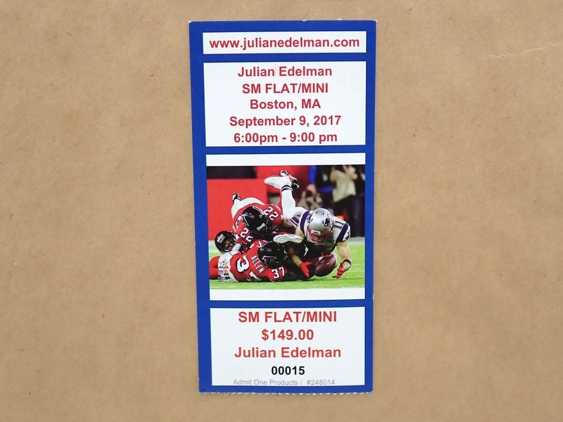 Julian Edelman Autographed Photograph "Miraculous Catch" - 6