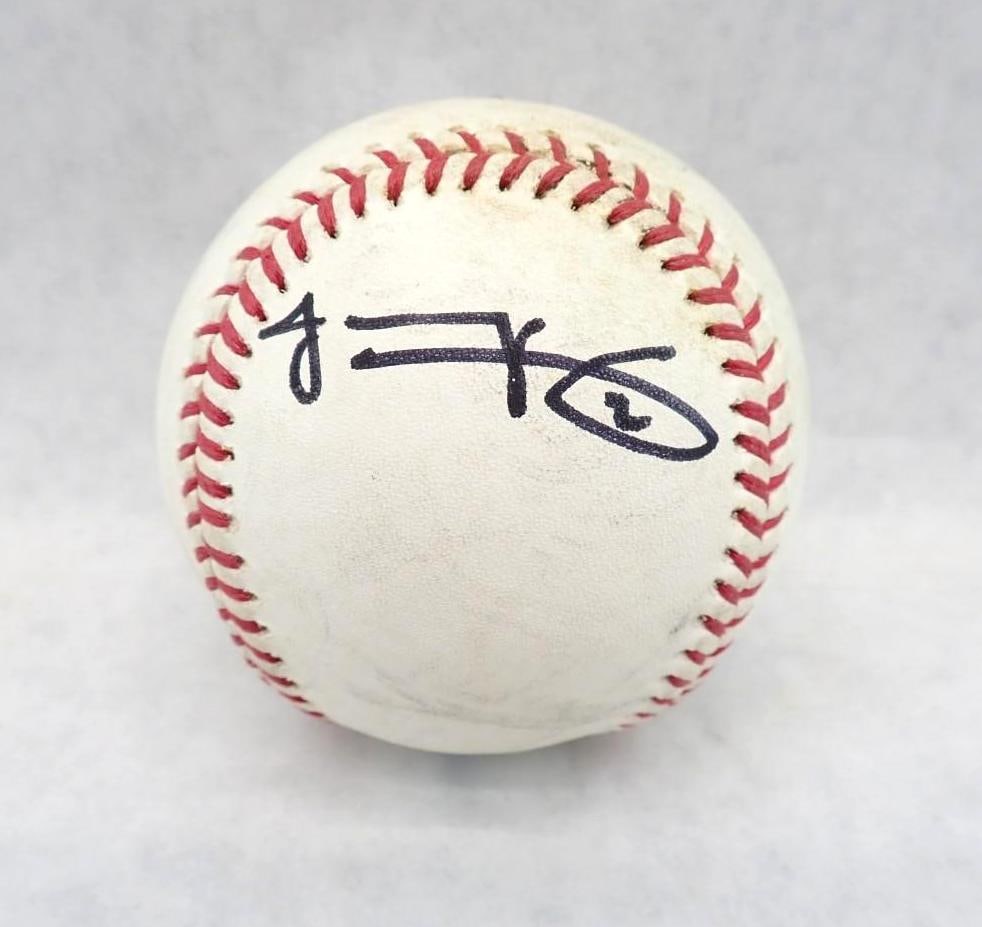 Jacoby Ellsbury Autographed Rawlings Baseball - 3