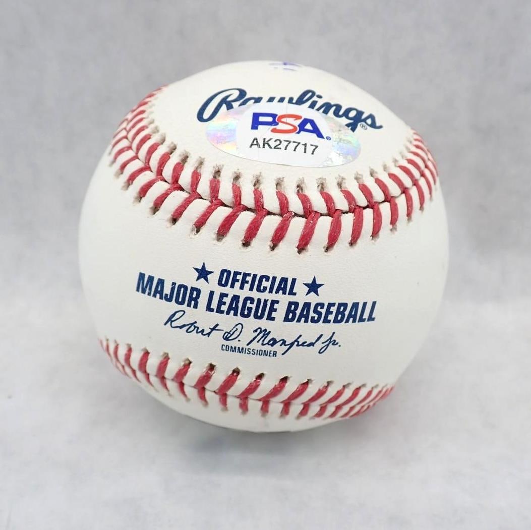 Triston Casas Autographed Rawlings Baseball: Triston Casas Autographed Rawlings Baseball -inscribed "GO USA!"; with PSA COA