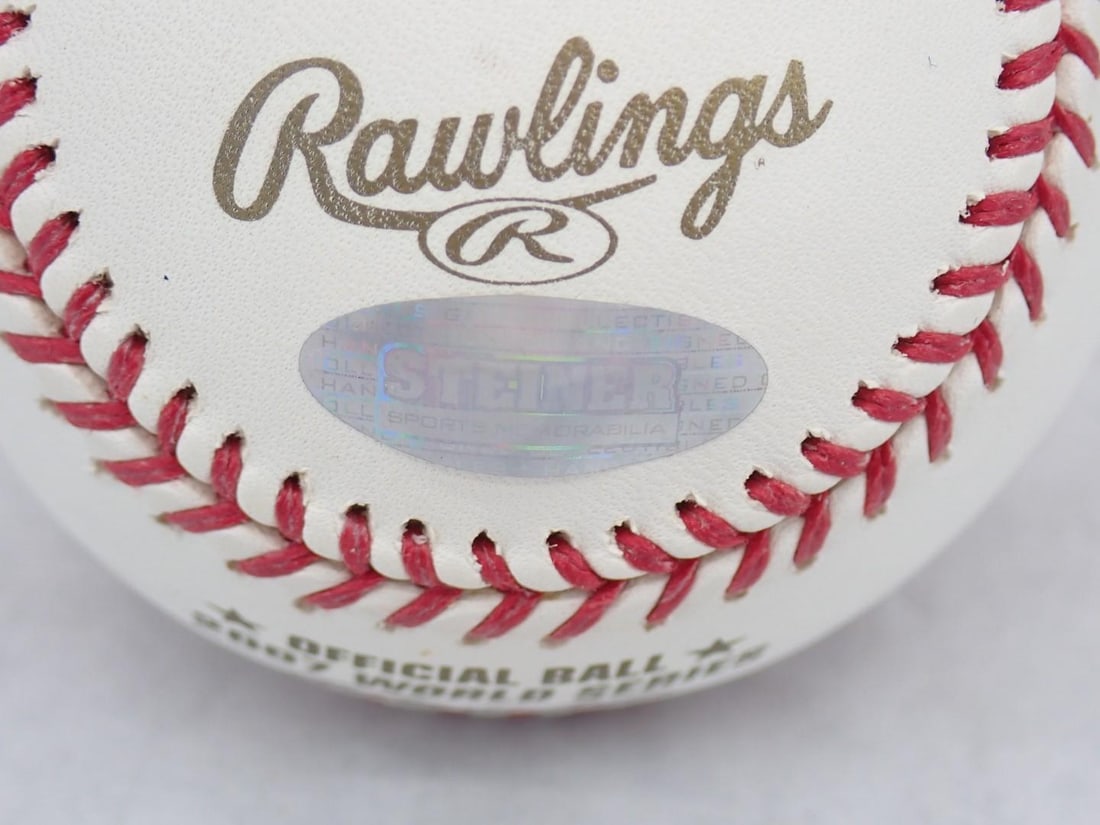 Curt Schilling Autographed World Series '07 Rawlings Baseball - 3