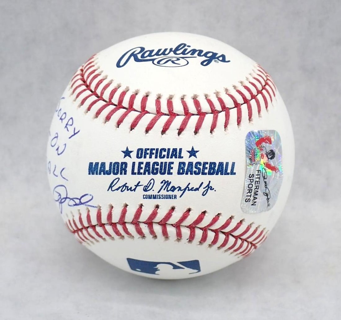 Pete Rose Autographed Rawlings Baseball: Pete Rose Autographed Rawlings Baseball -inscribed "I'm Sorry I Bet on Baseball", Fiterman Sports hologram affixed