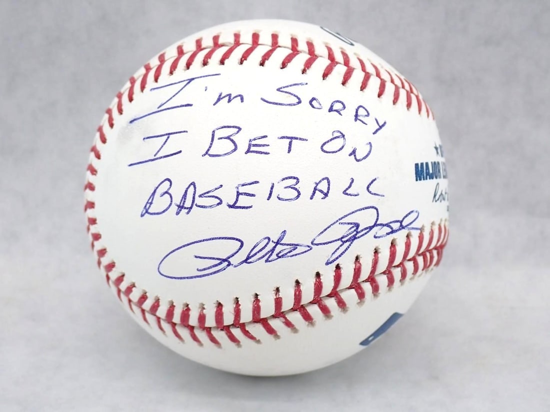 Pete Rose Autographed Rawlings Baseball - 2