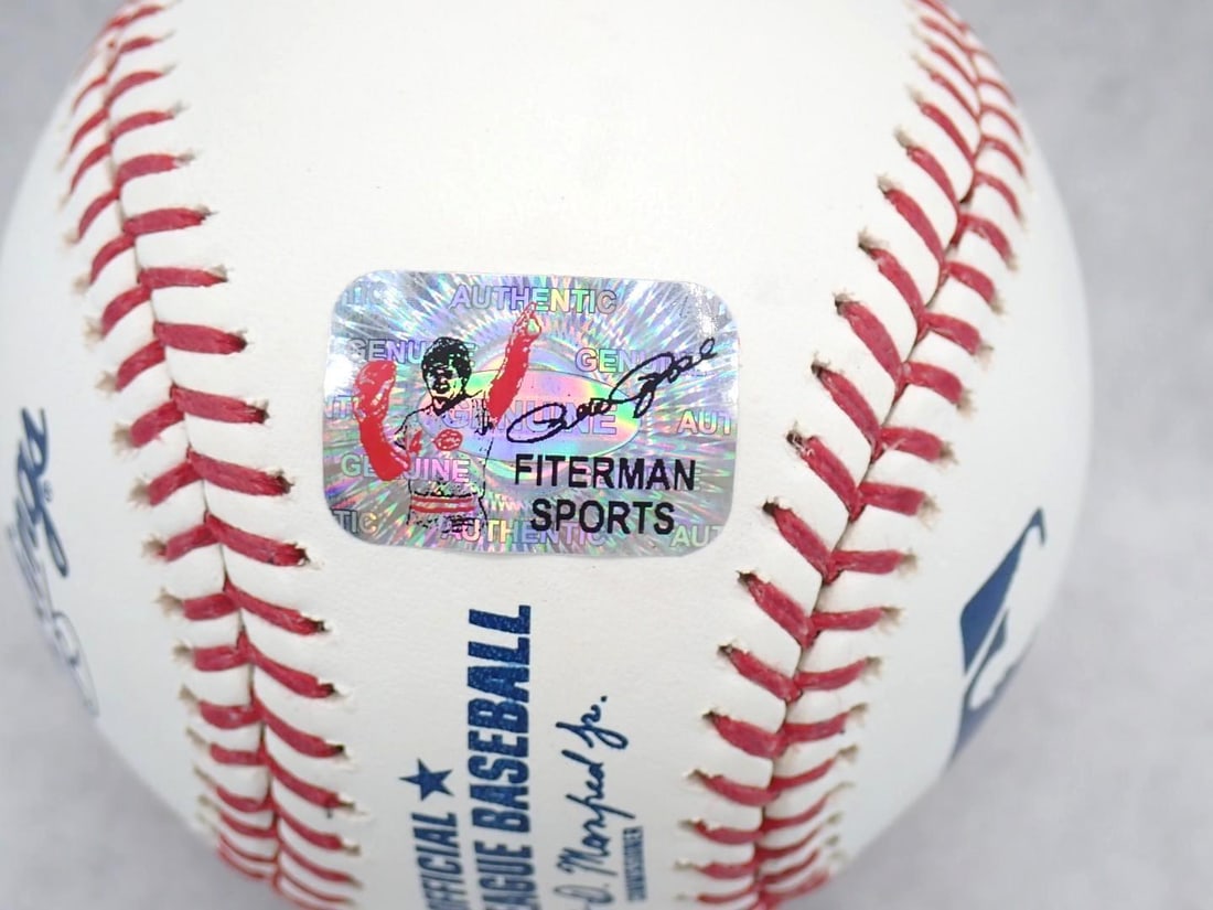 Pete Rose Autographed Rawlings Baseball - 3