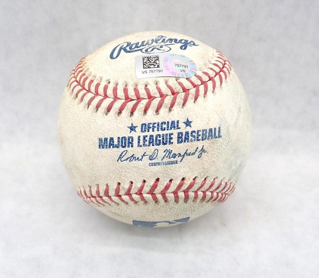Martinez/Bogaerts/Muller Game Used Baseball (1 of 3)