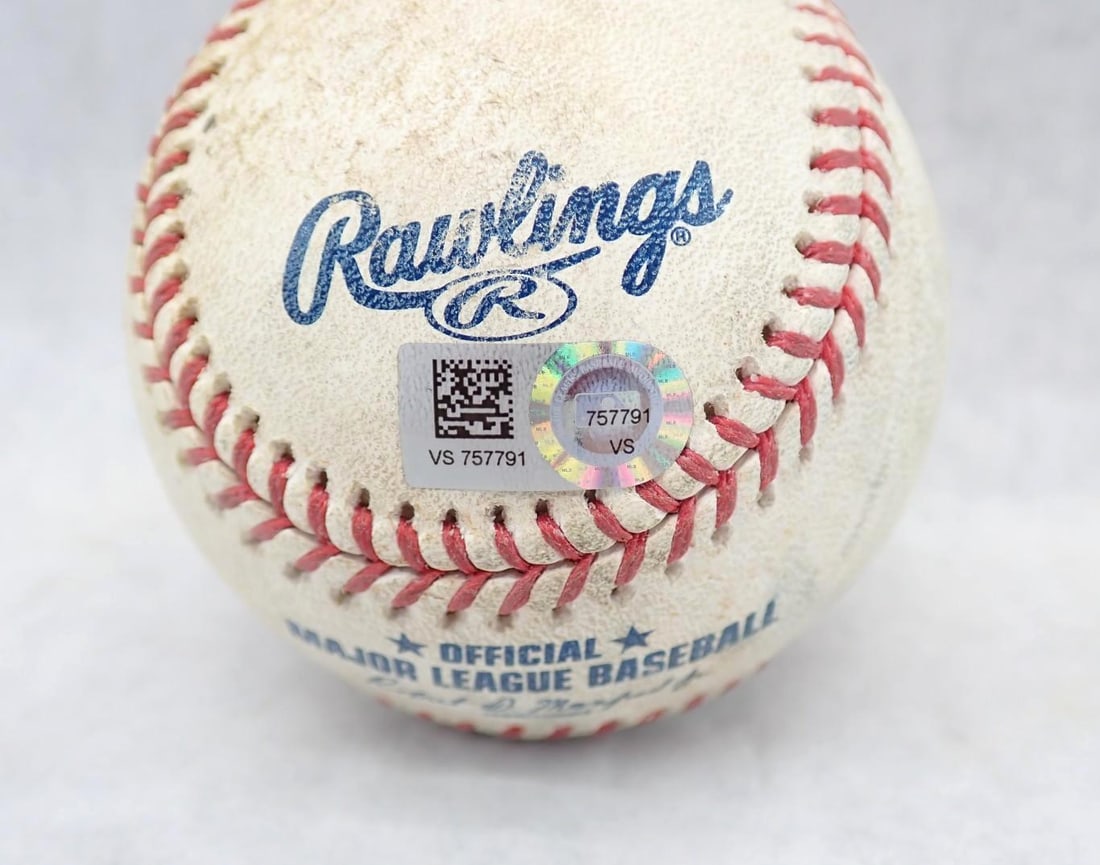 Martinez/Bogaerts/Muller Game Used Baseball - 3