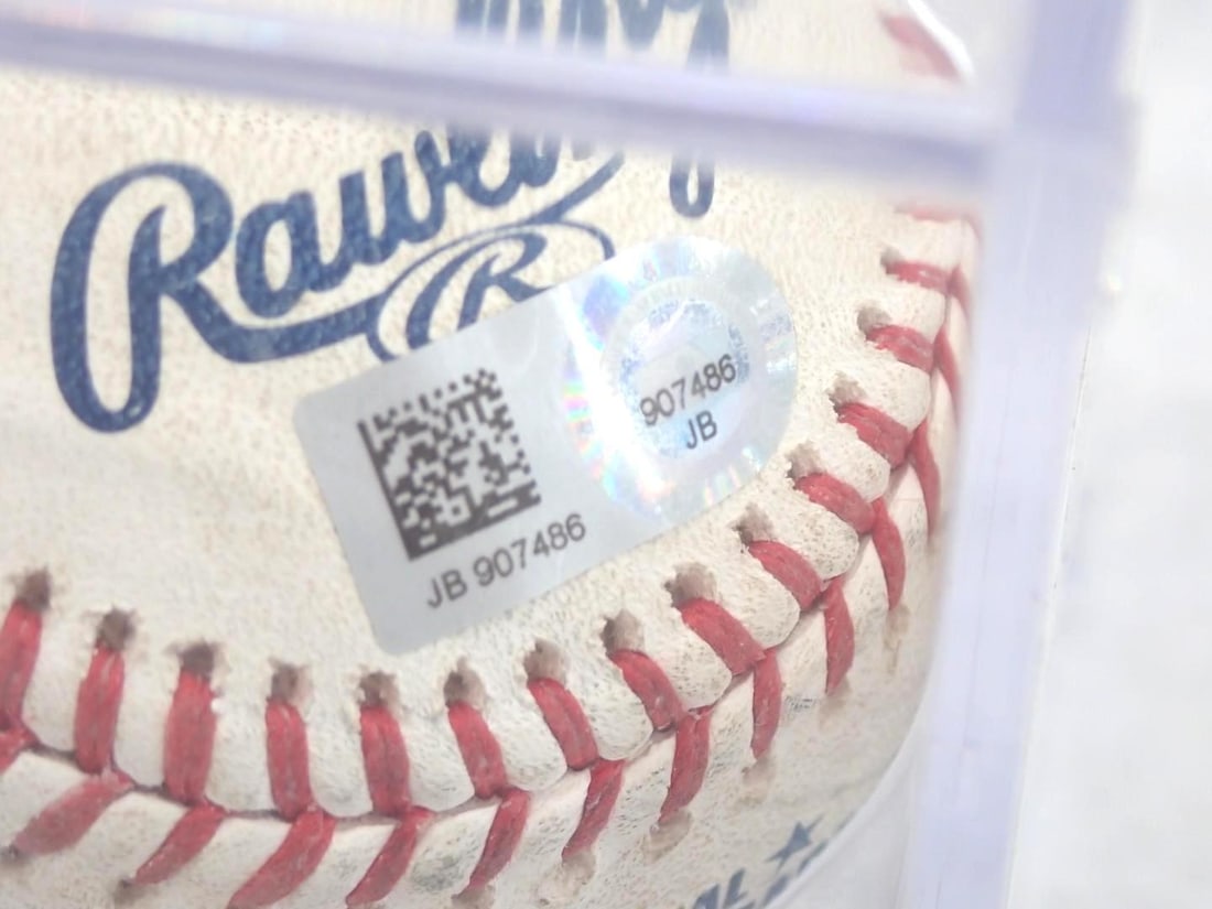 Mookie Betts/Tanner Roark Game Used Baseball - 3