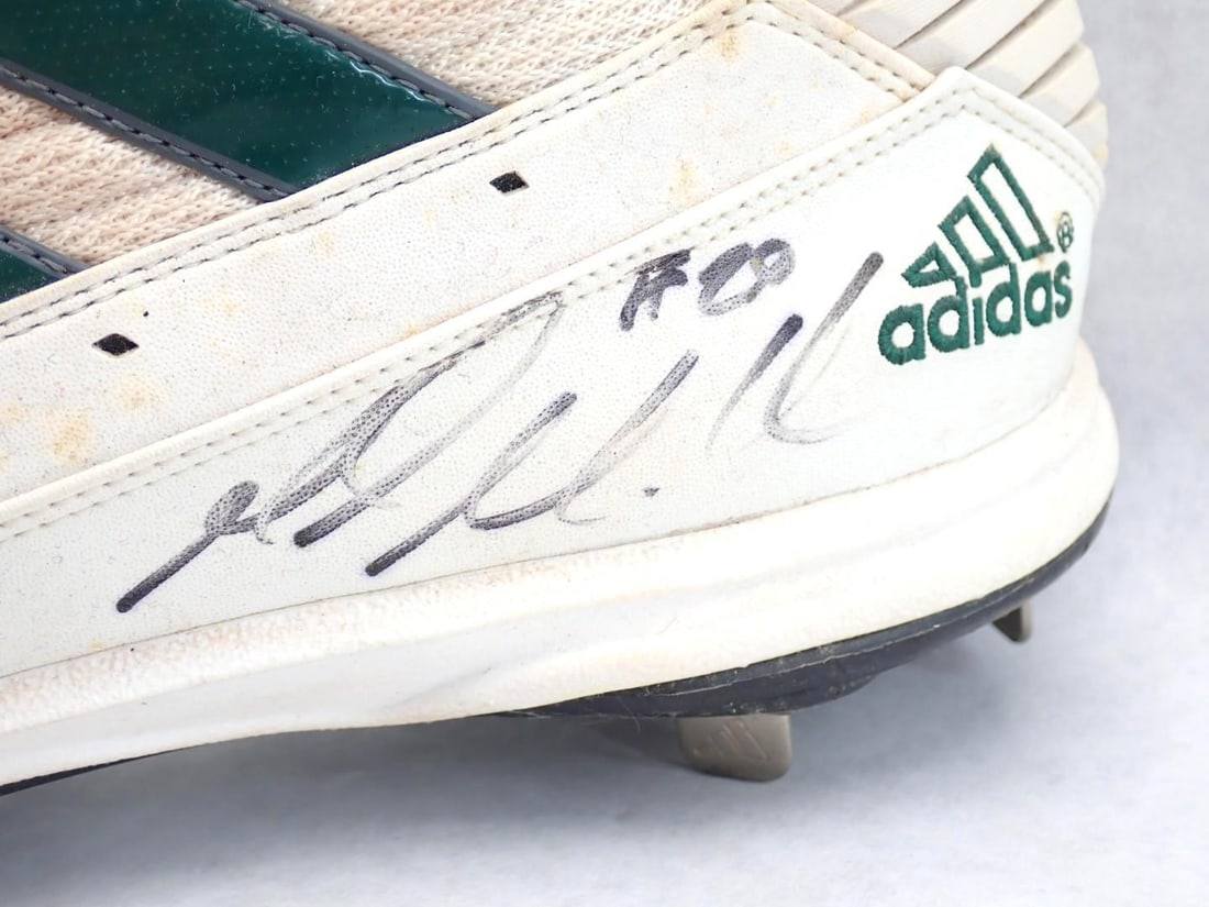 Mark Mulder Autographed Game Used Cleat - 2