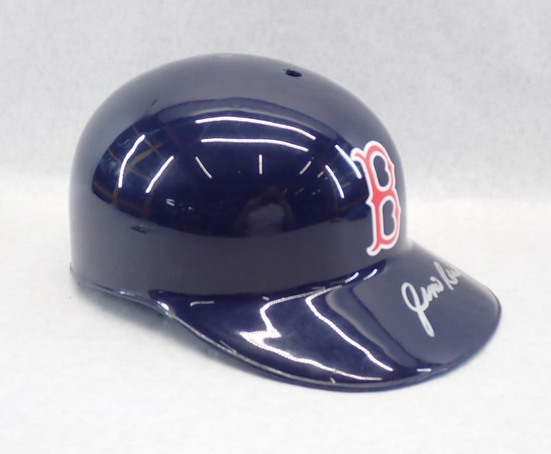 Jim Rice Autographed Red Sox Replica Batting Helmet - 2