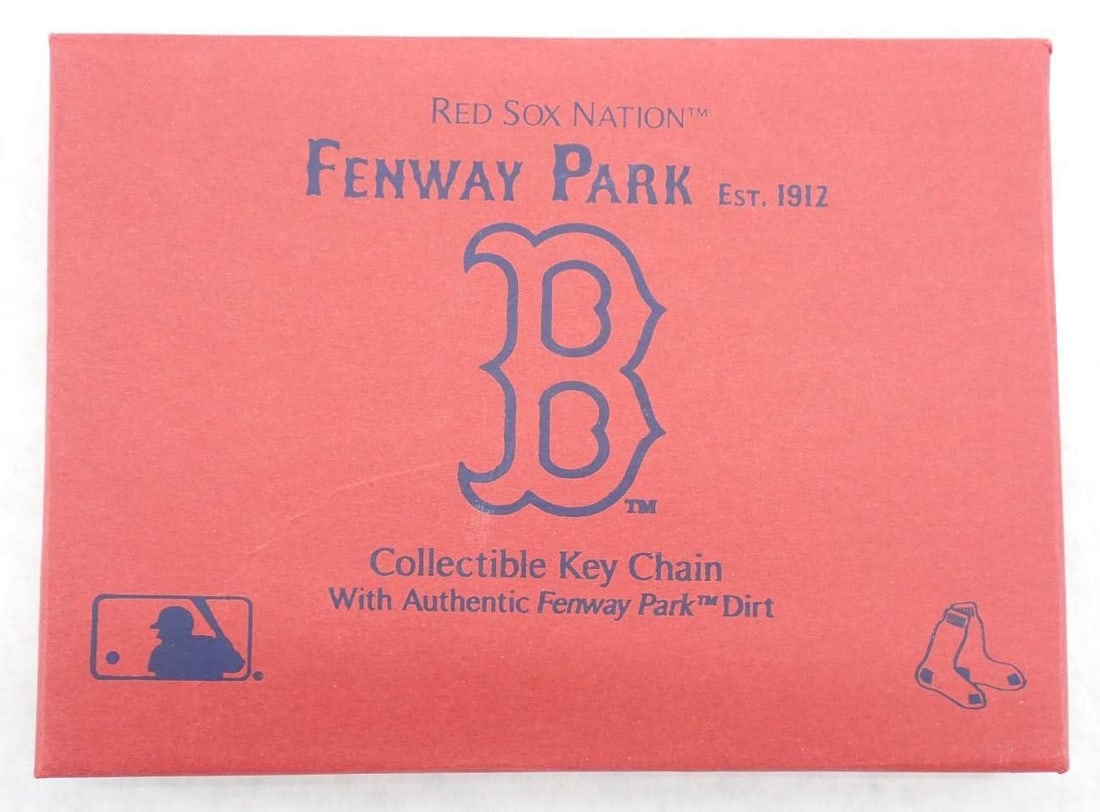 Fenway Park Key Ring with Authentic Game Used Dirt Capsule - 4