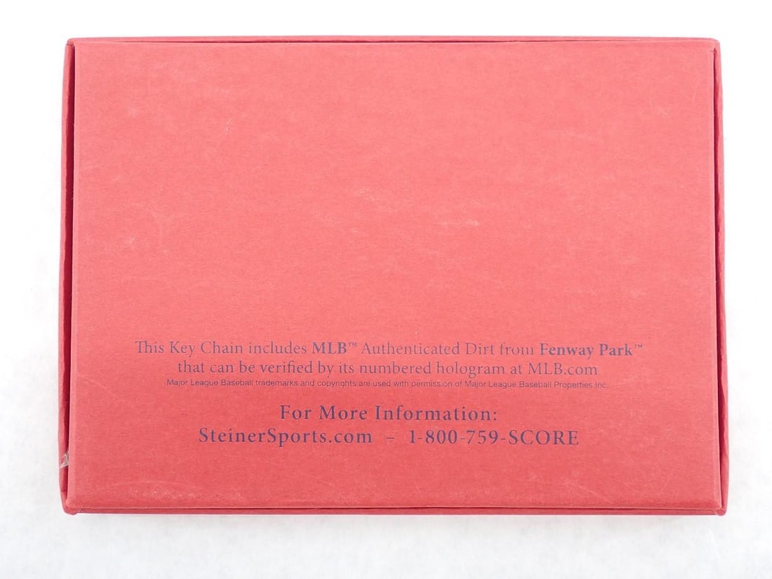 Fenway Park Key Ring with Authentic Game Used Dirt Capsule - 5