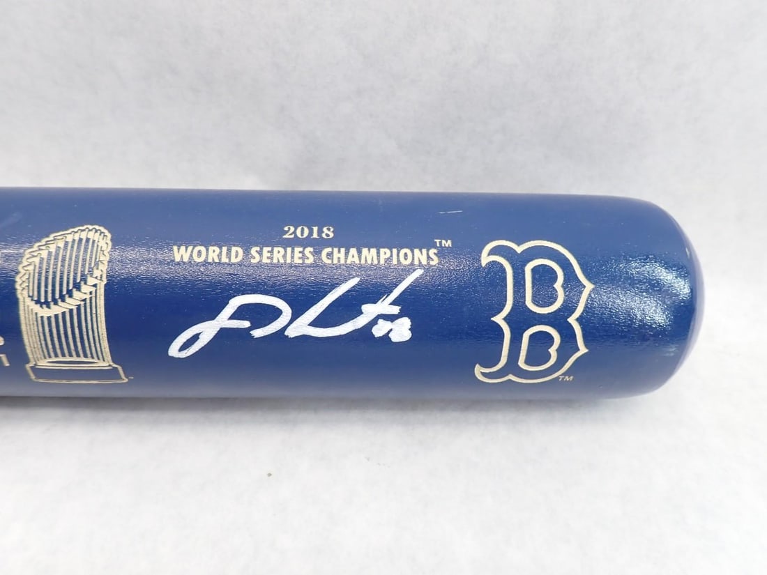 JD Martinez Autographed Red Sox 2018 World Series Limited Edition Bat - 2