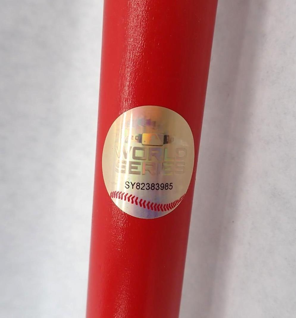 JD Martinez Autographed Red Sox 2018 World Series Limited Edition Bat - 4