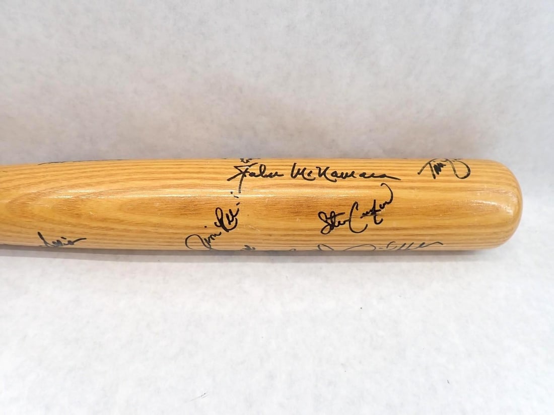 1986 Red Sox Team Autographed Louisville Slugger Bat - 4