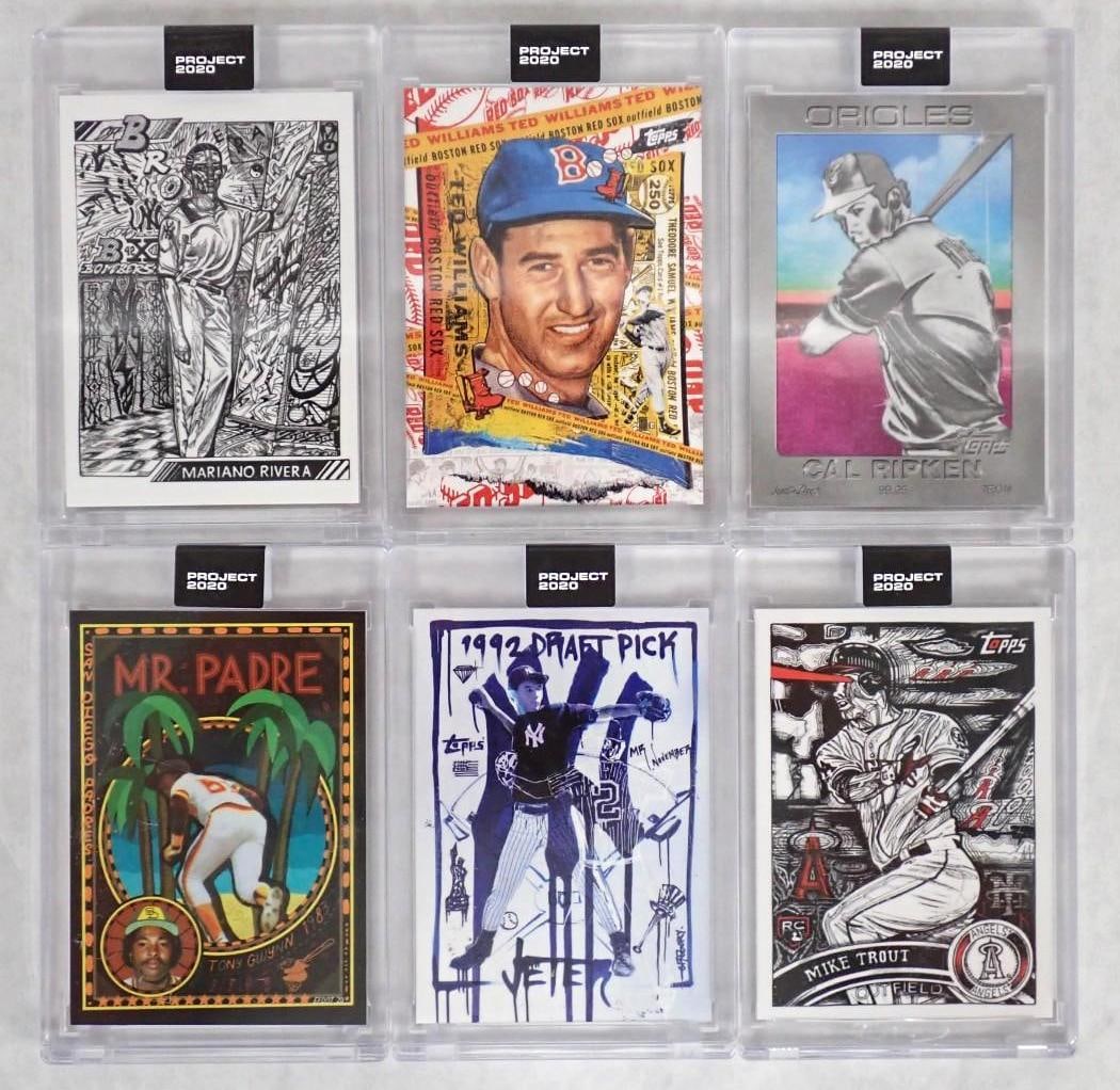 (6) Topps Project 2020 Cards: (6) Topps Project 2020 Cards -