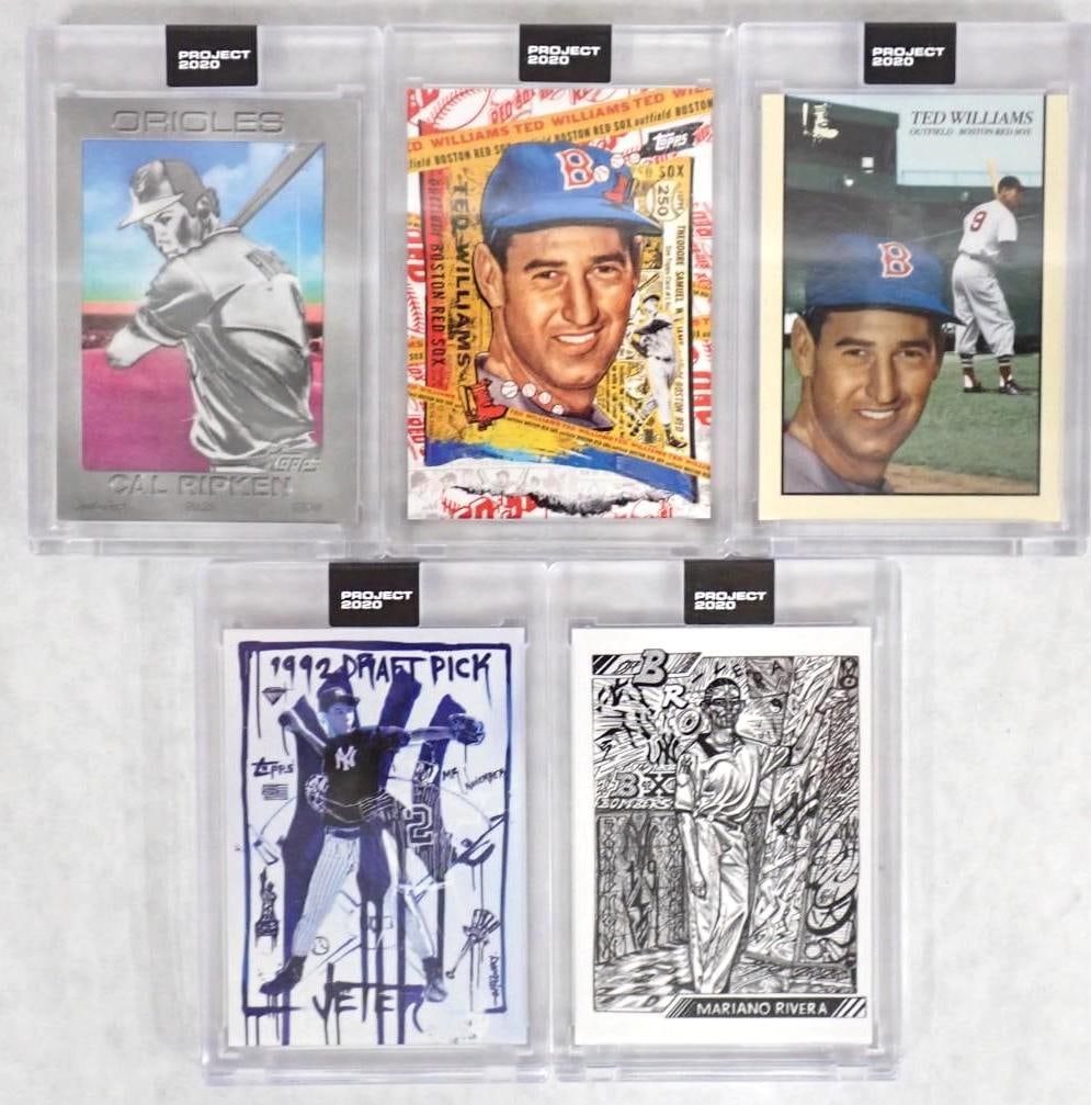 (5) Topps Project 2020 Cards: (5) Topps Project 2020 Cards -