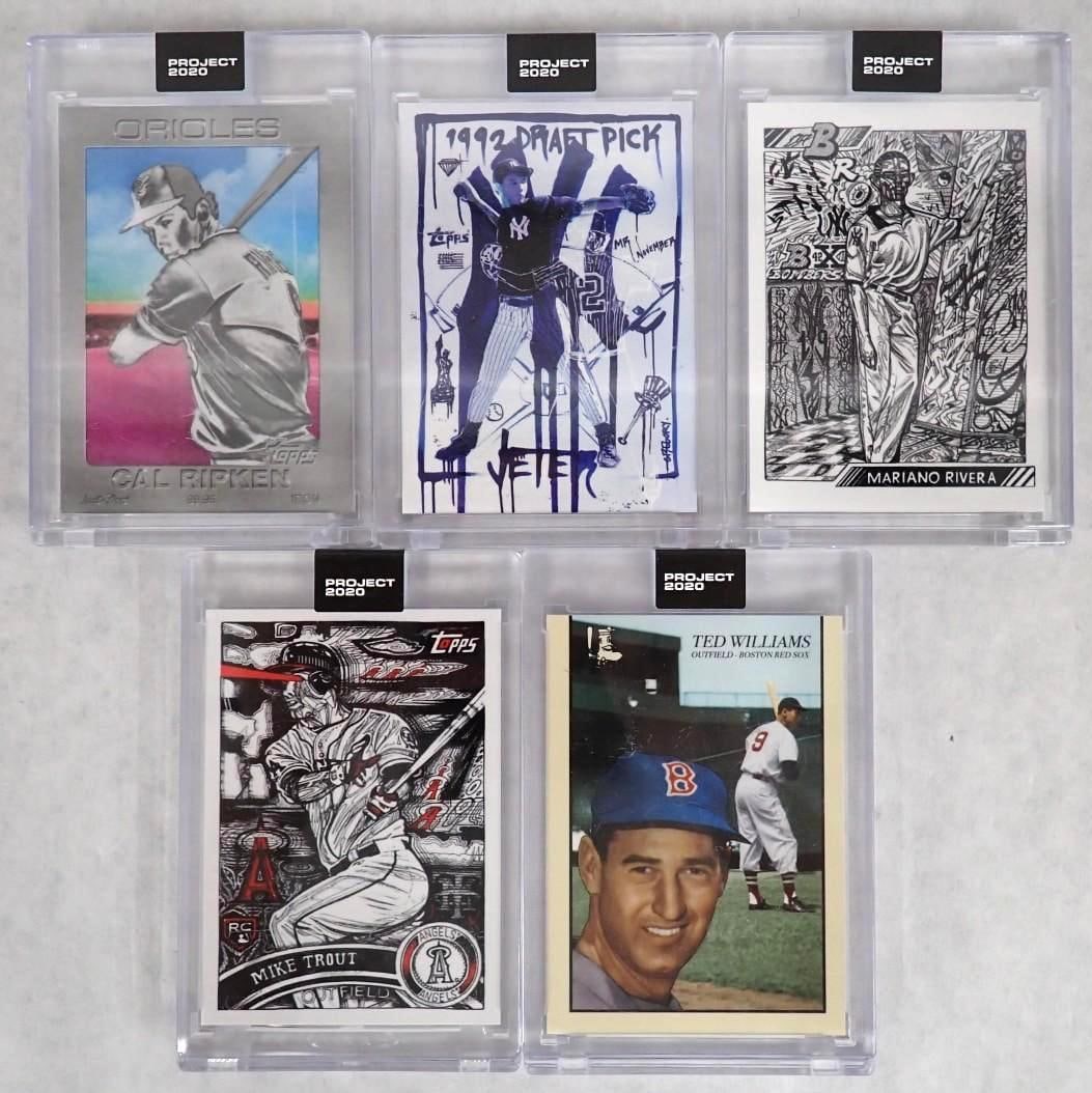(5) Topps Project 2020 Cards: (5) Topps Project 2020 Cards -