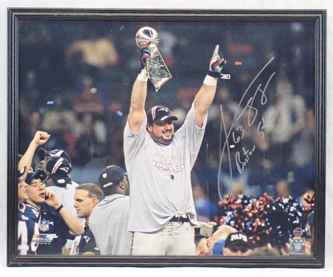 Joe Andruzzi Autographed Color Photograph (1 of 5)