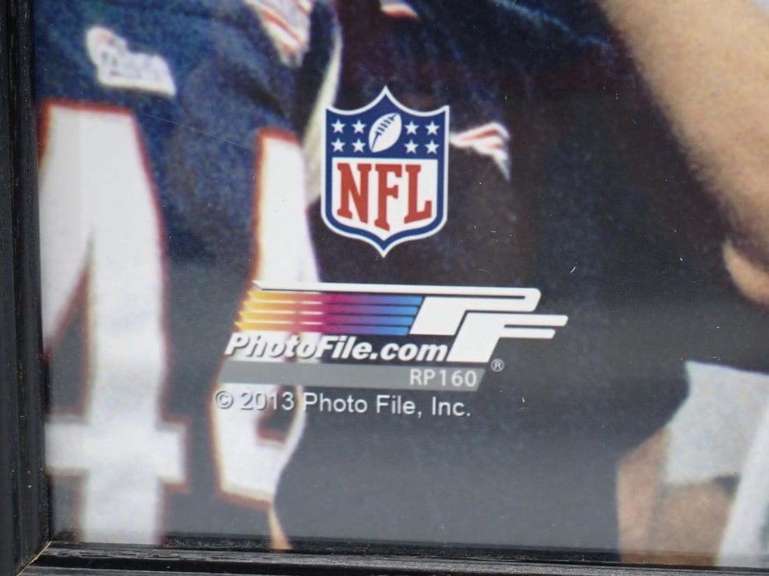 Joe Andruzzi Autographed Color Photograph - 3