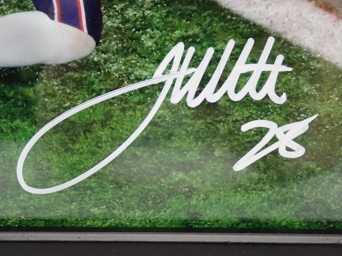 James White Autographed Color Photograph - 2
