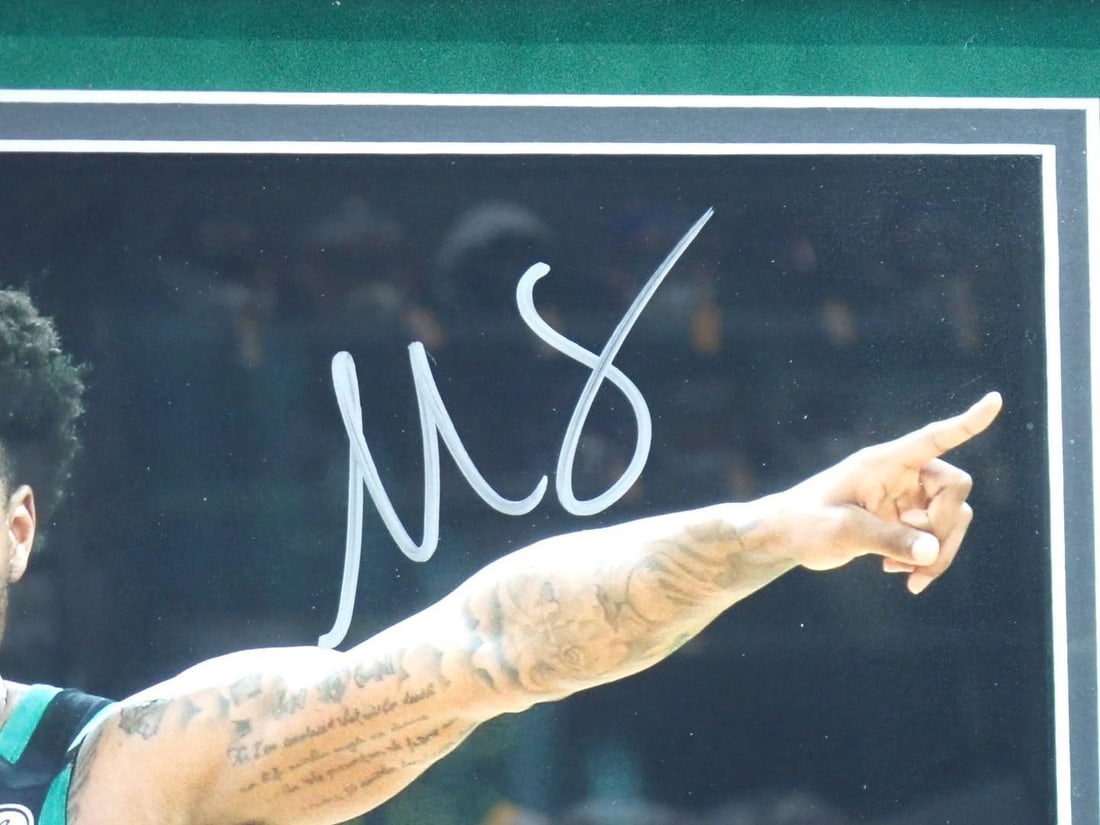Marcus Smart Autographed Color Photograph - 2