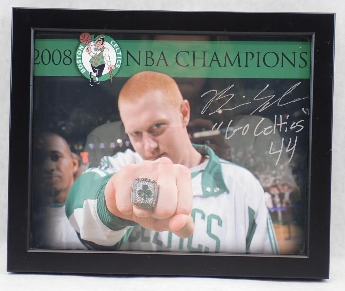 Brian Scalabrine Autographed Color Photograph (1 of 2)