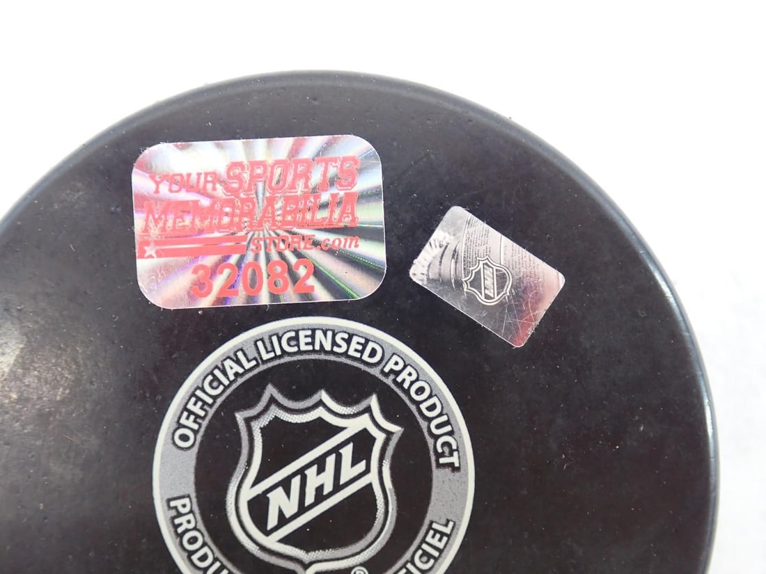 Tim Thomas Autographed Hockey Puck - 3
