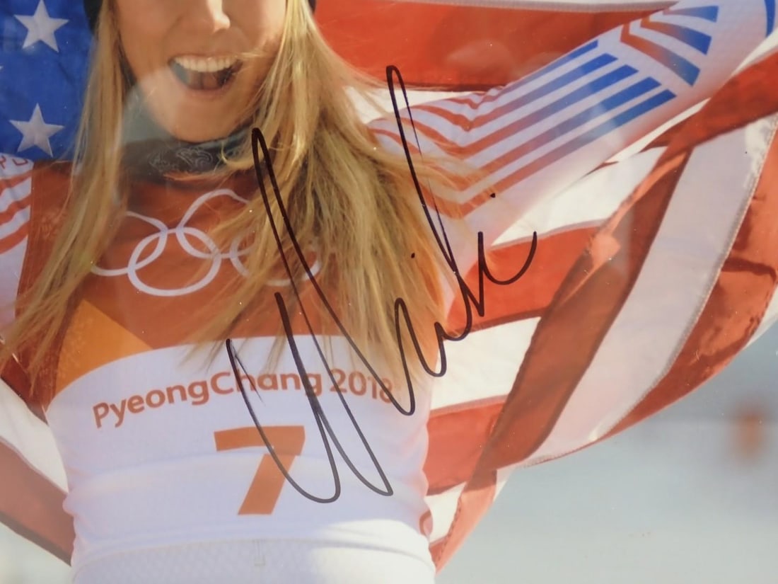 Mikaela Shiffrin Autographed Color Photograph - 2